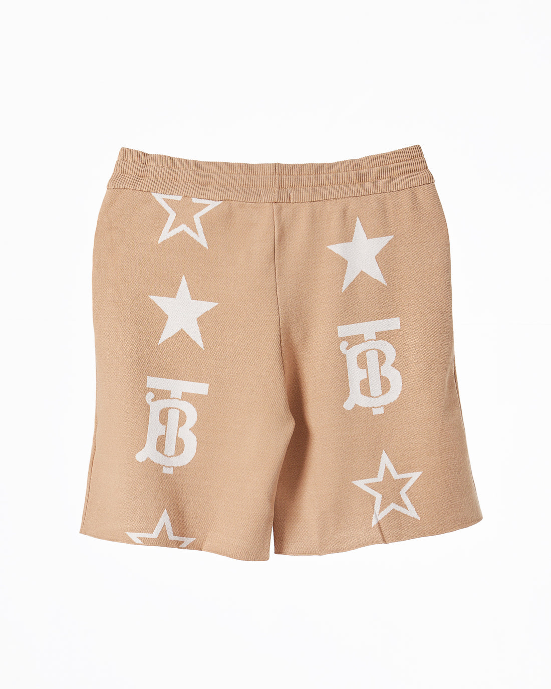 BUR Star Over Printed Men Brown Knit Shorts 69.90