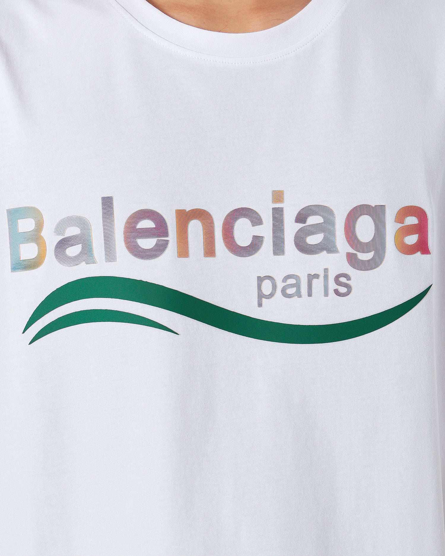 BAL Hologram Logo Men White T-Shirt 52.90