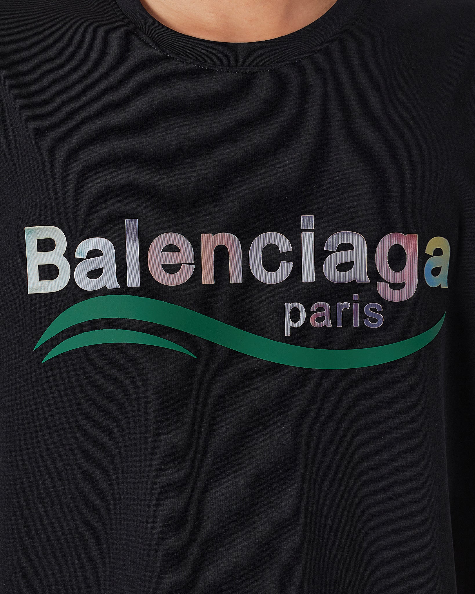 BAL Hologram Logo Men Black T-Shirt 52.90