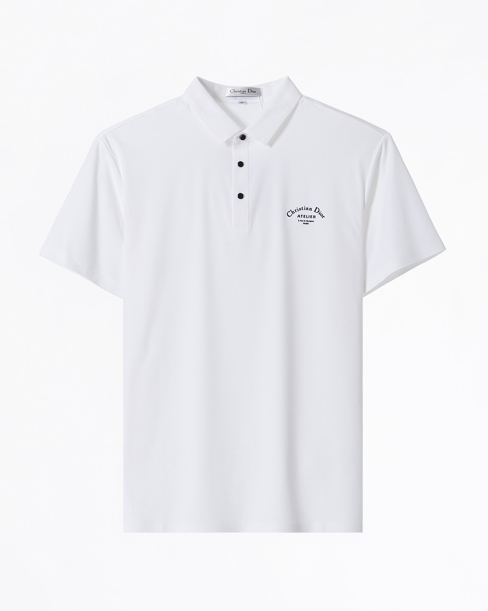CD Logo Printed Men White Polo Shirt 57.90