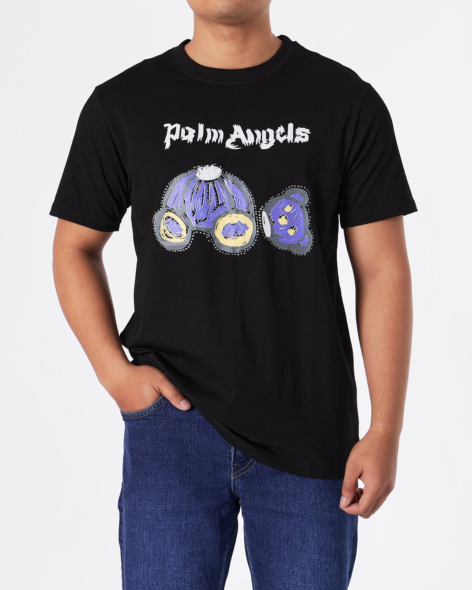 PA Teedy Bear Men Black T-Shirt 19.90