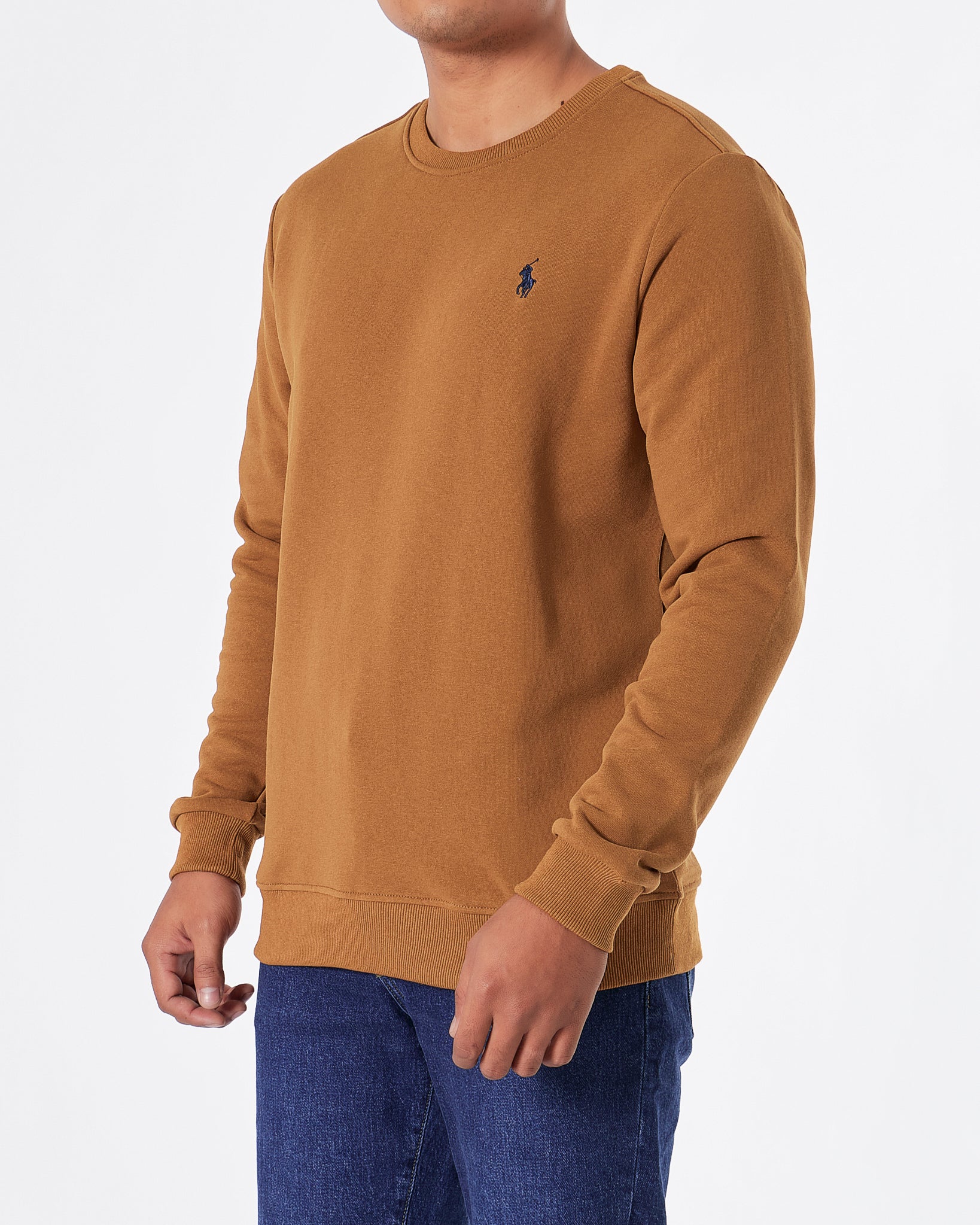 RL Plain Color Men Brown  Sweater 29.90