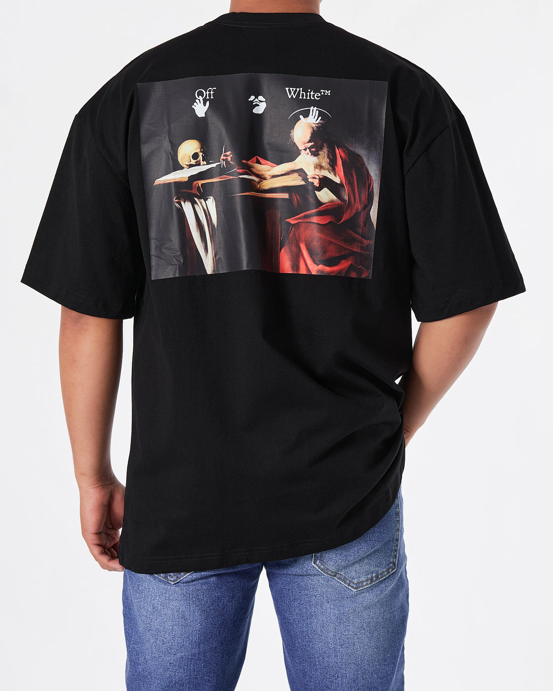 OW Caravaggio Painting Men Black T-Shirt 17.90