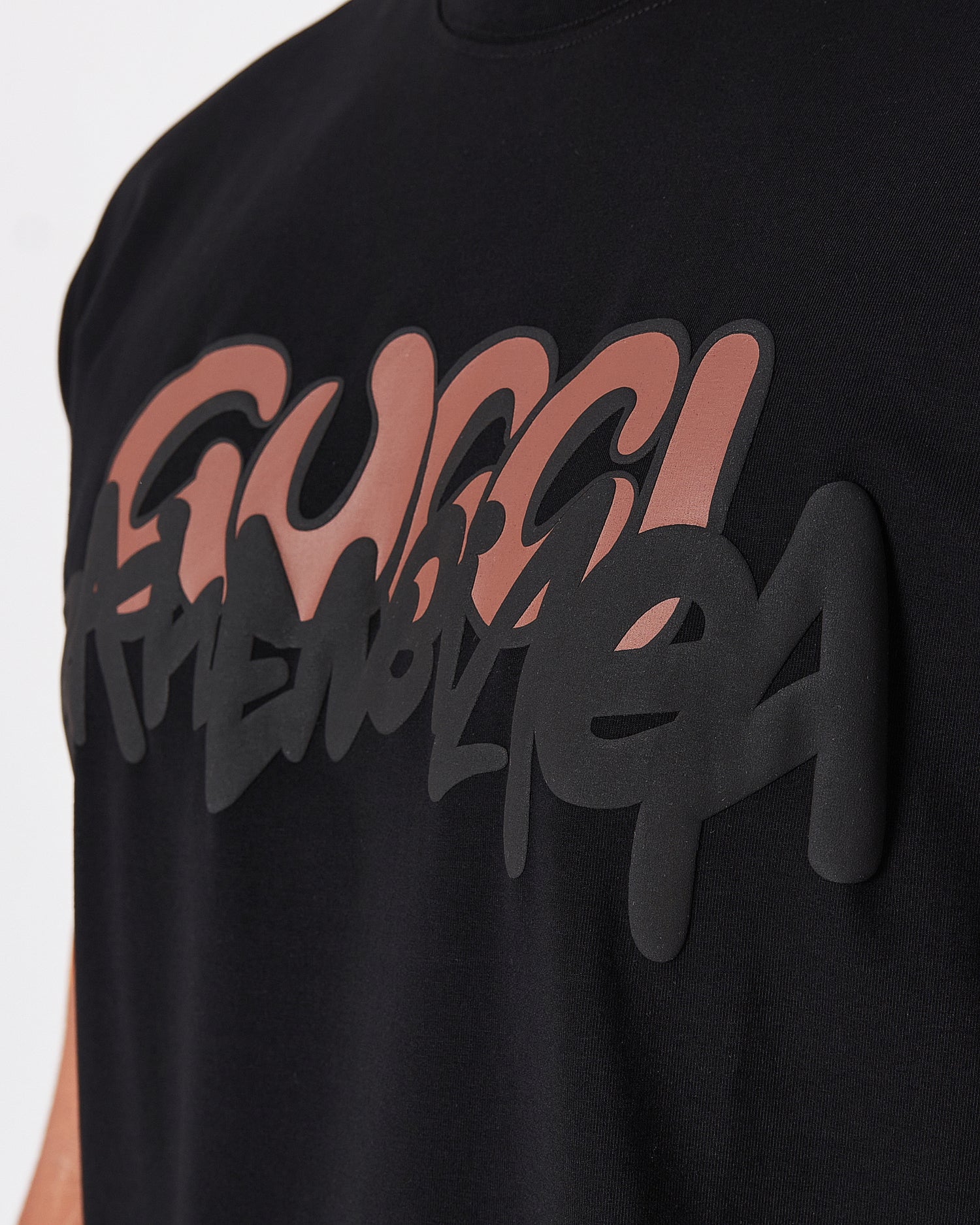 GUC x BB Printed Men Black T-Shirt 18.90