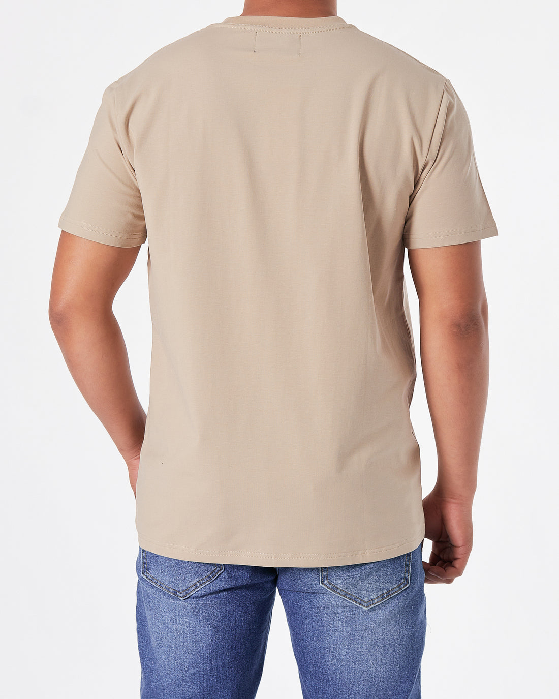 GUC x BB Printed Men Cream  T-Shirt 18.90