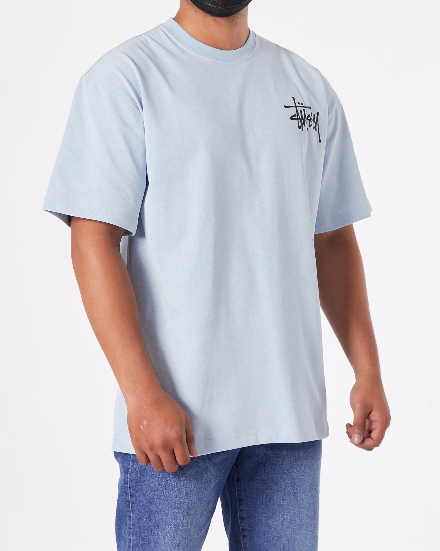 STU Back Logo Printed Men White T-Shirt 20.90