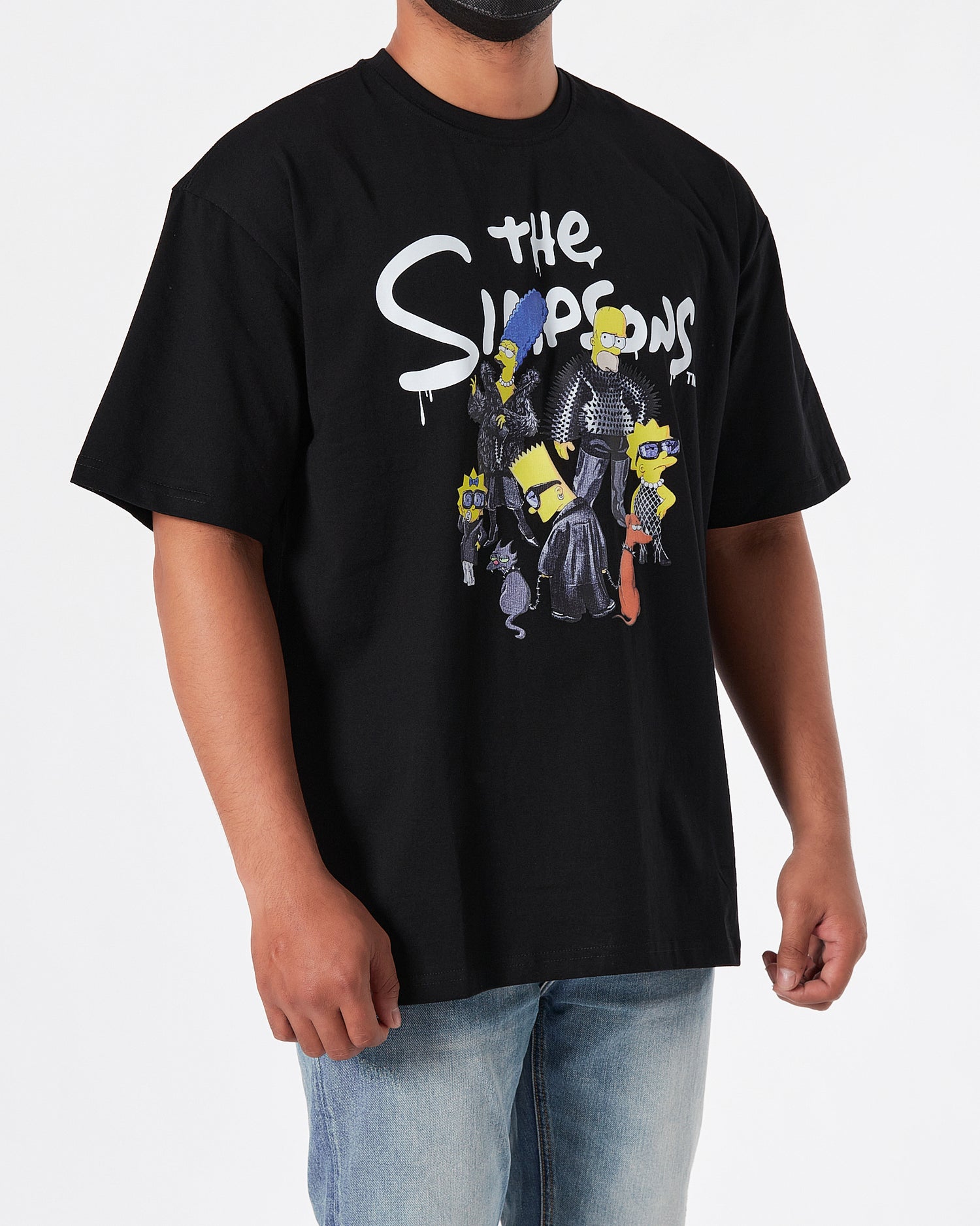 BAL The Simpsons Printed Men Black T-Shirt 17.90