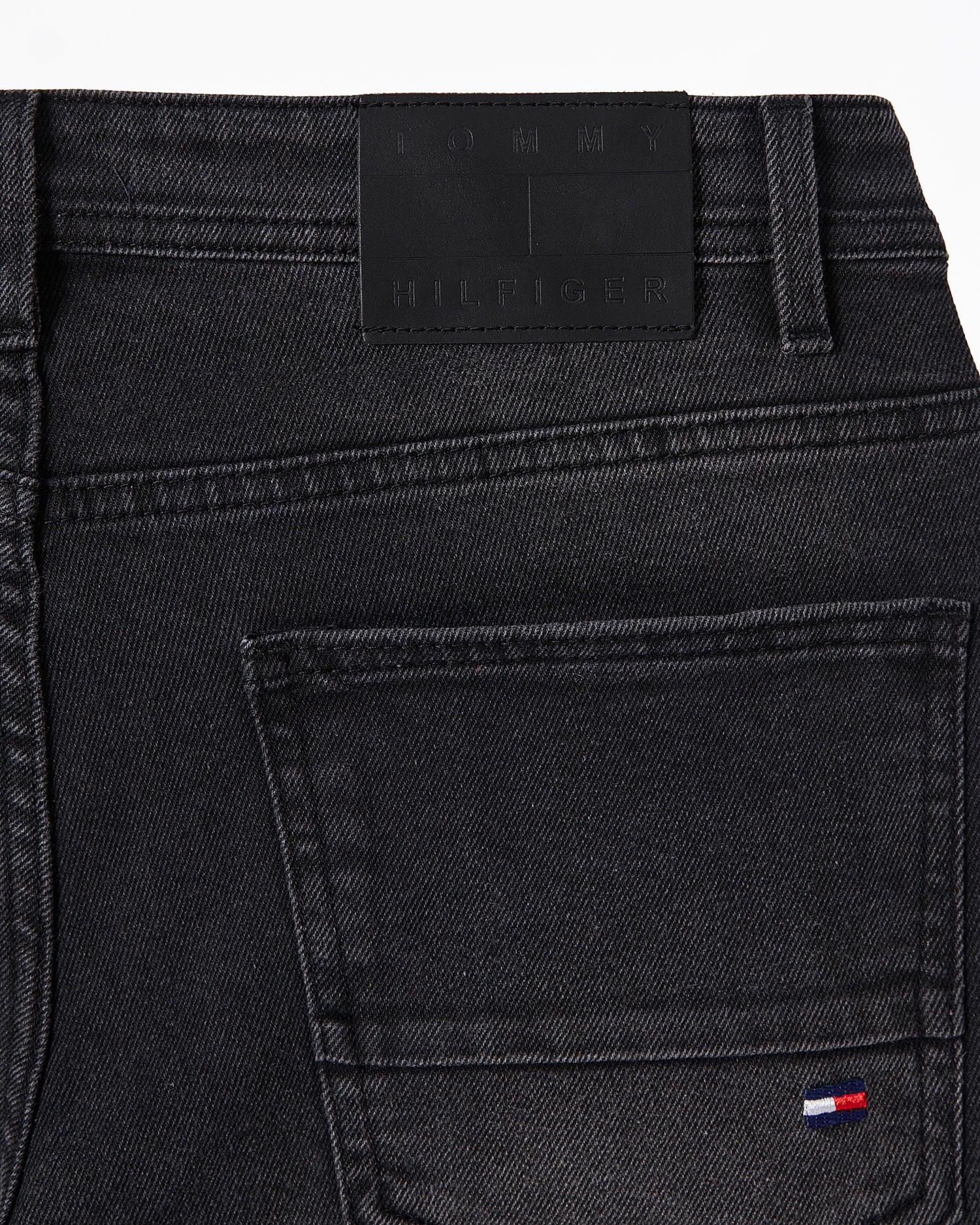 TH Flag Embroidered Men Dark Grey Slim Fit Jeans 25.90