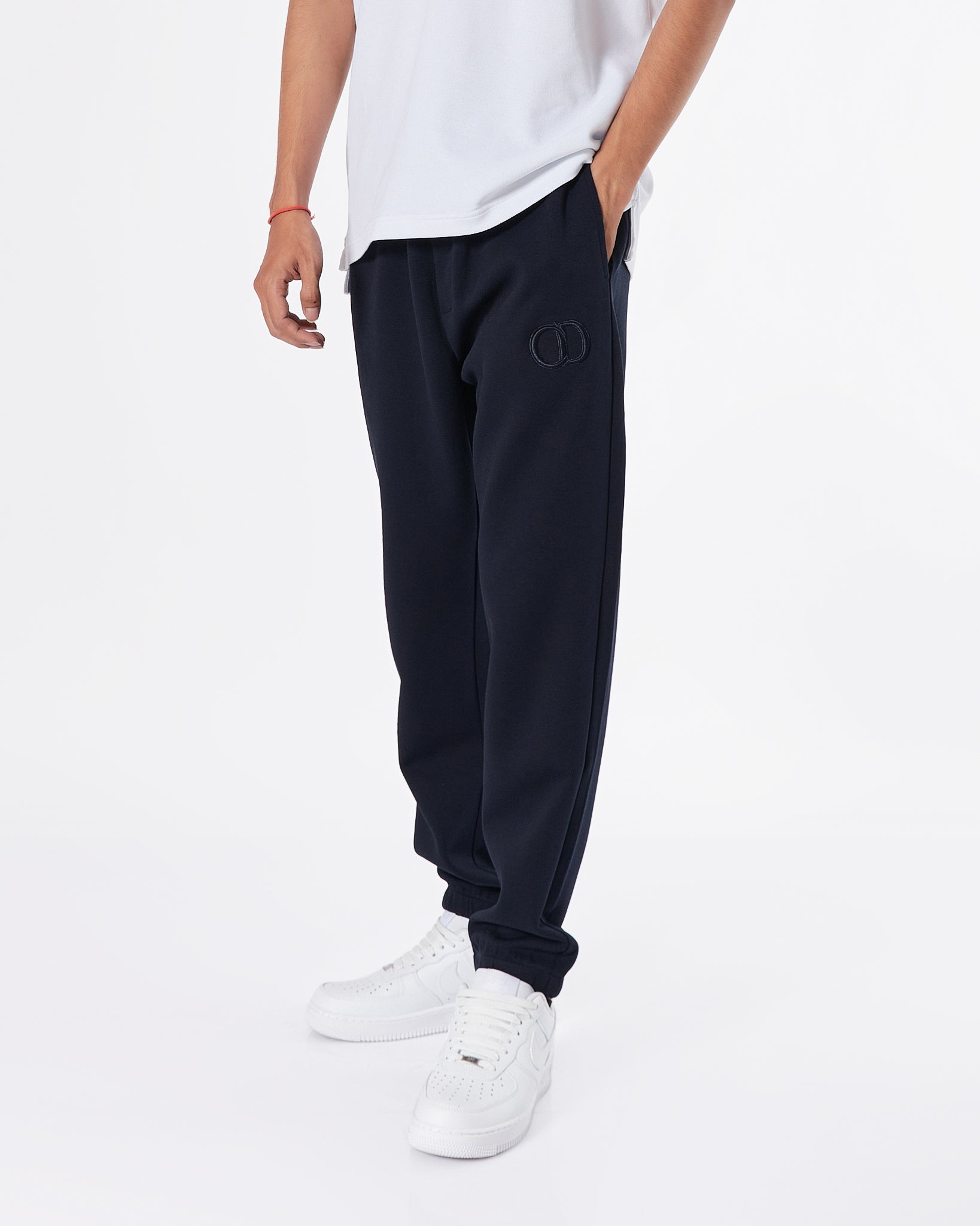 Black and blue joggers hot sale