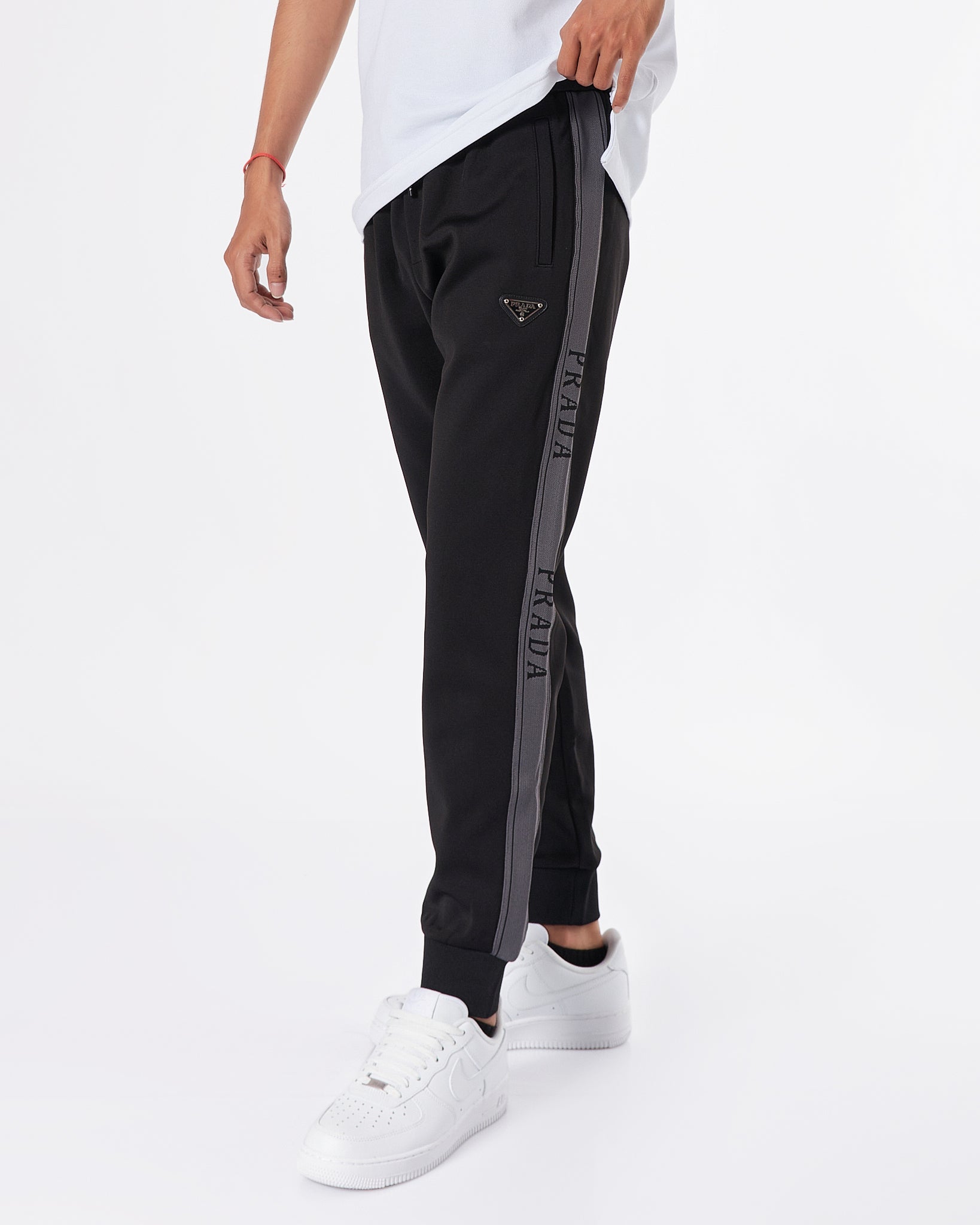 Prada mens joggers hot sale