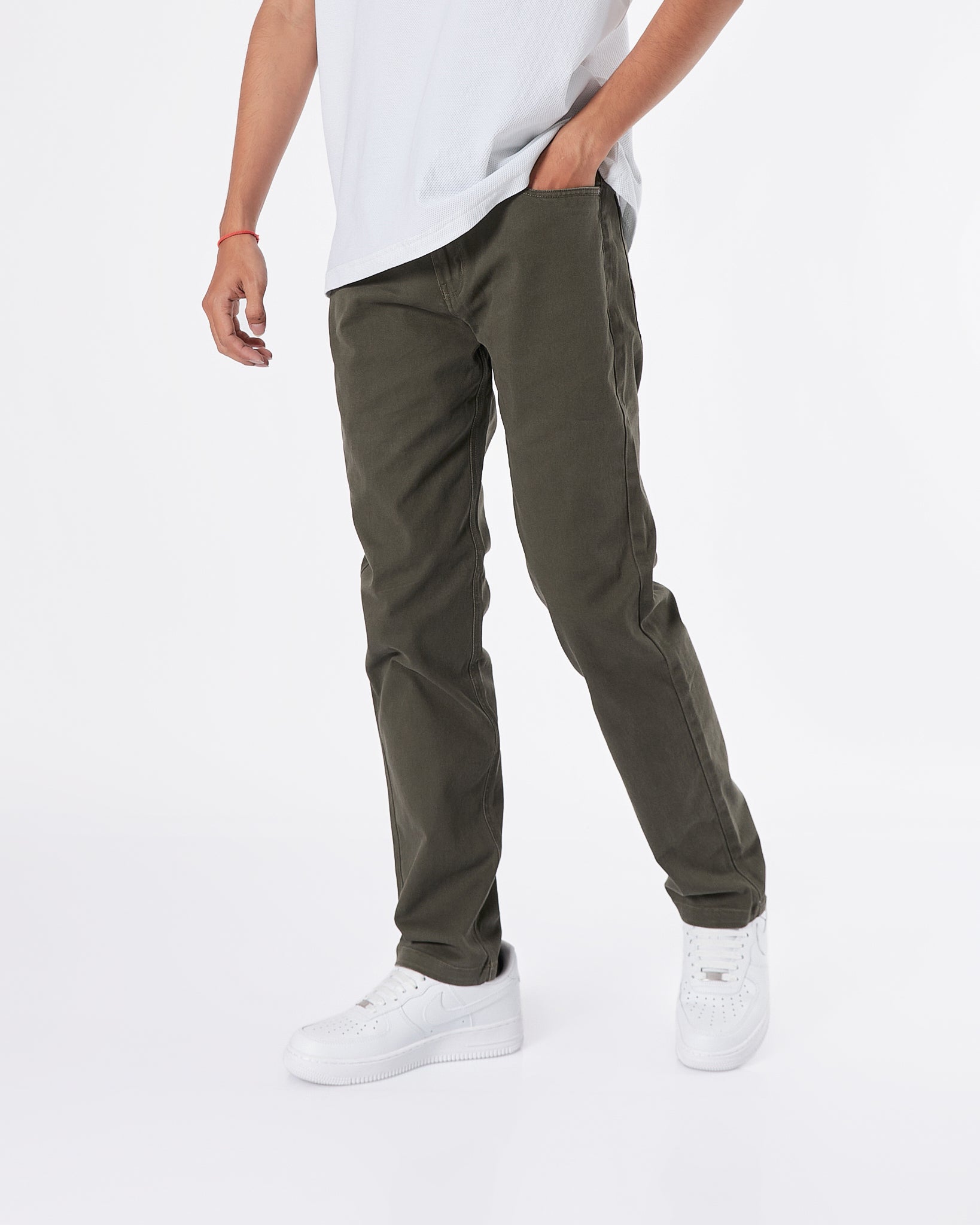 LAC Stretchy Men Green Casual Fit Jeans 24.90