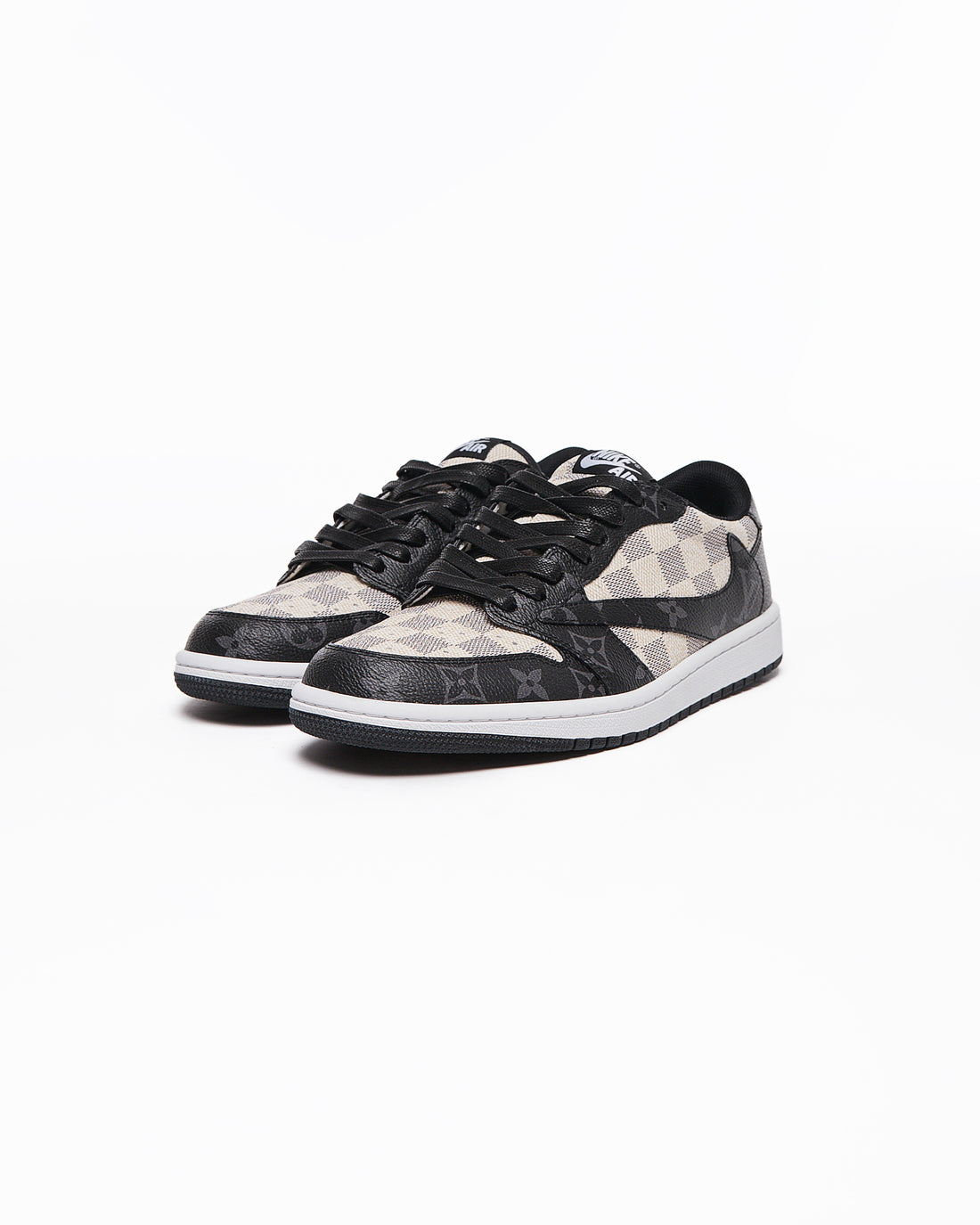 LV x NIK Checked Black Trainers Shoes 140.90