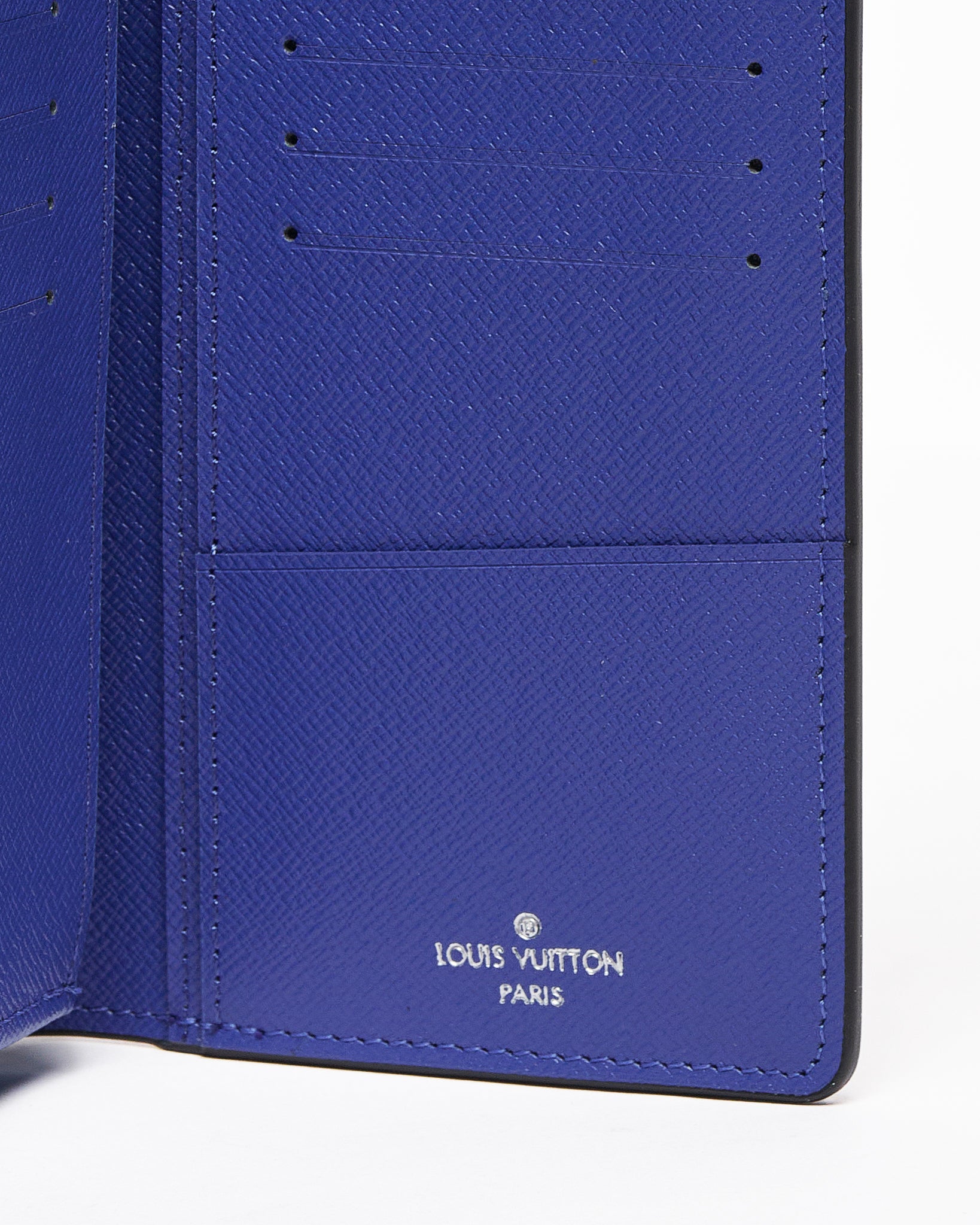 LV Checked Men Blue Long Wallet 45.90