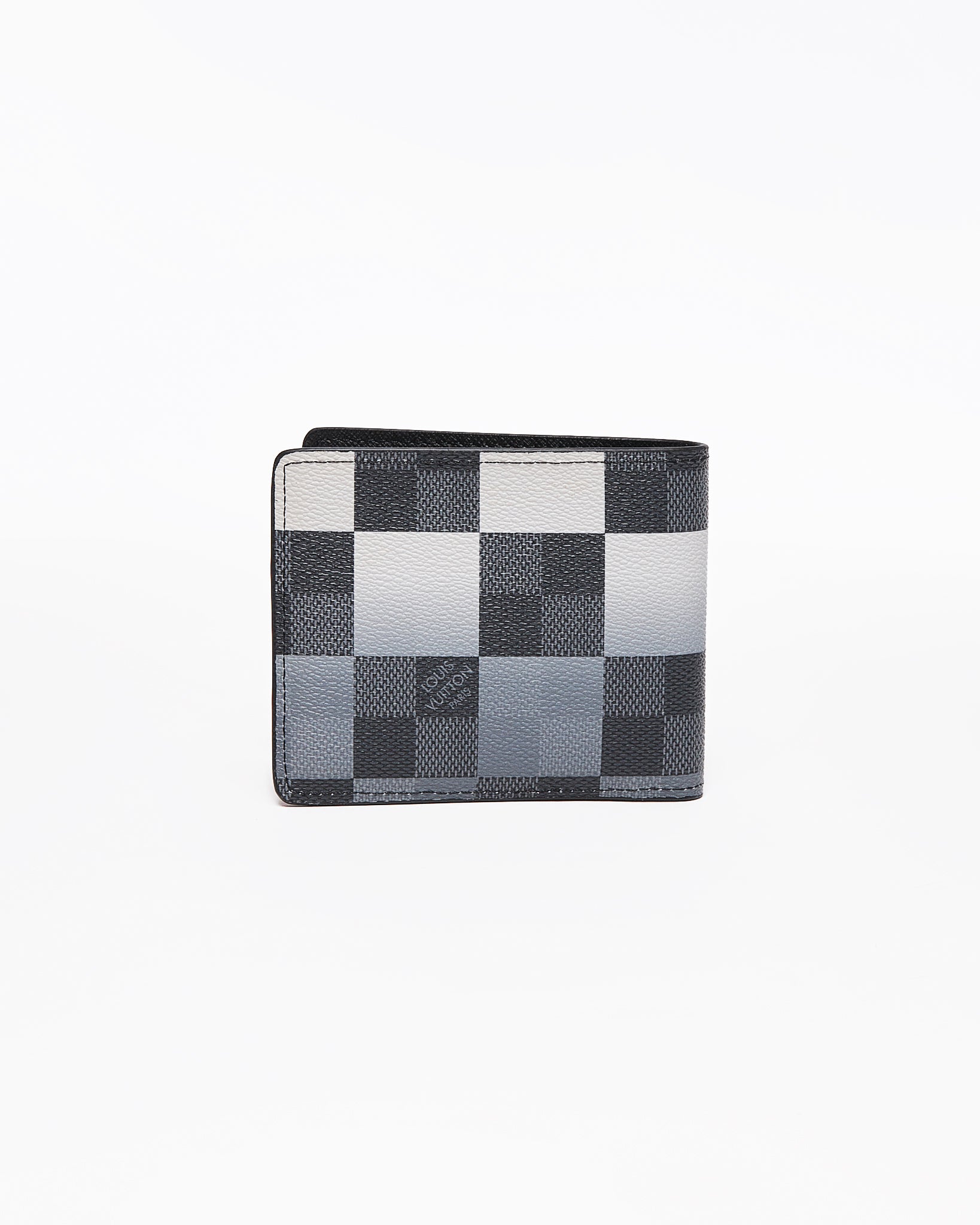 Lv best sale wallet checkered