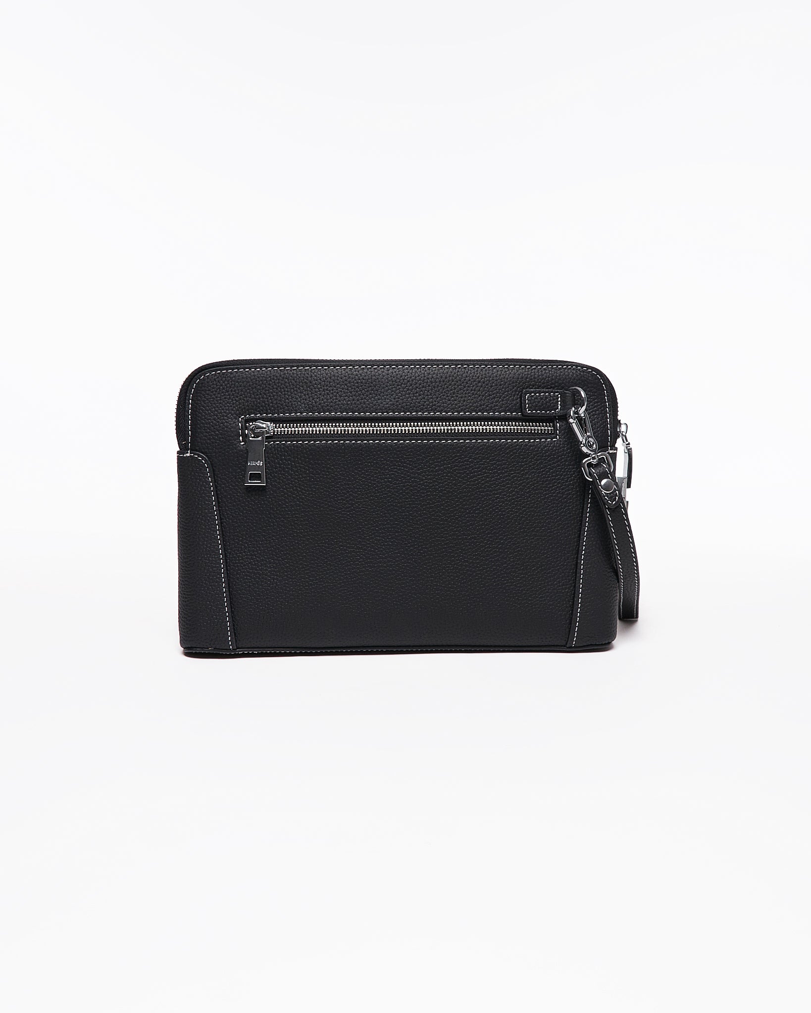 Black zip cheap clutch