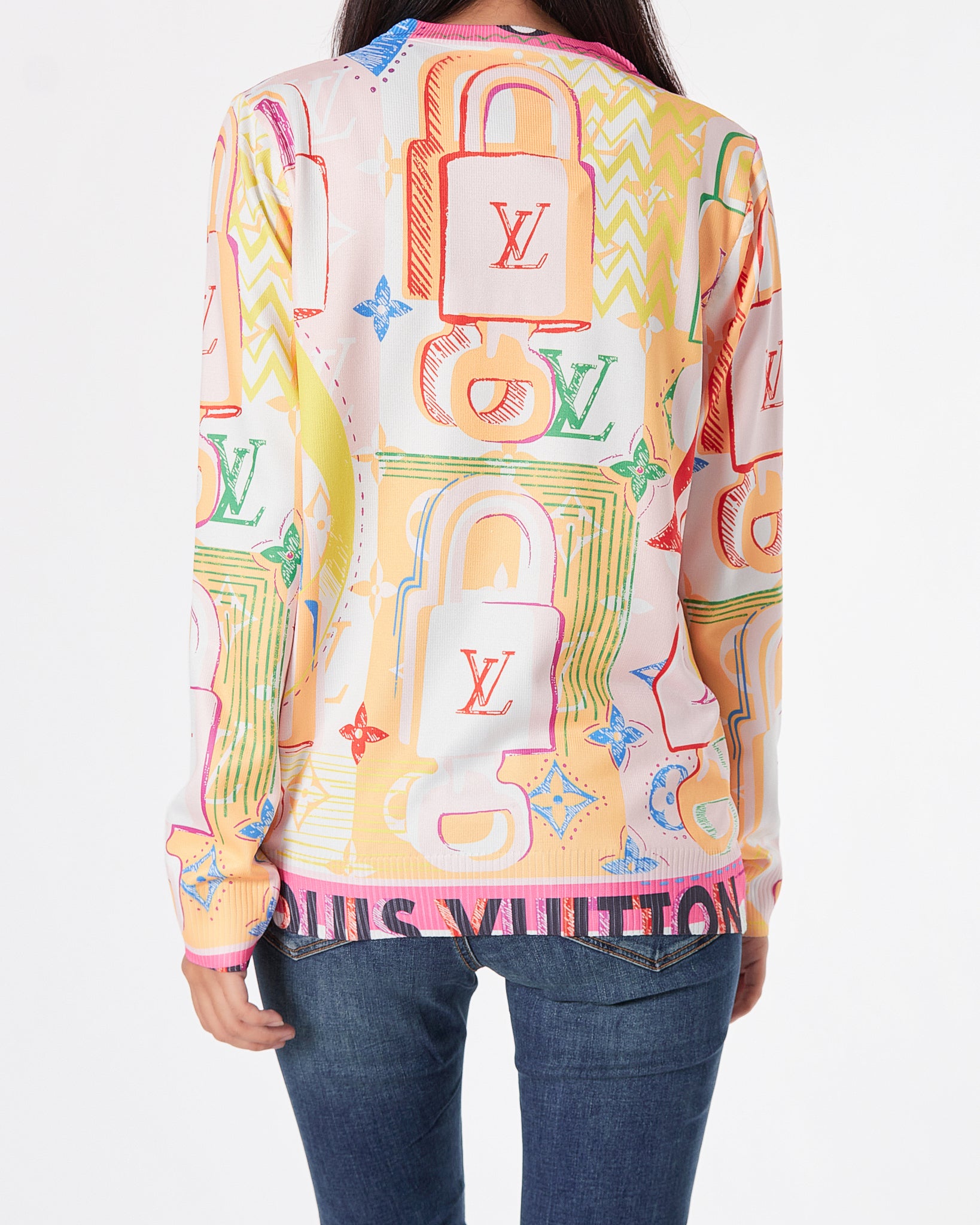 LV Floral Over Printed Lady  Sweater 22.90