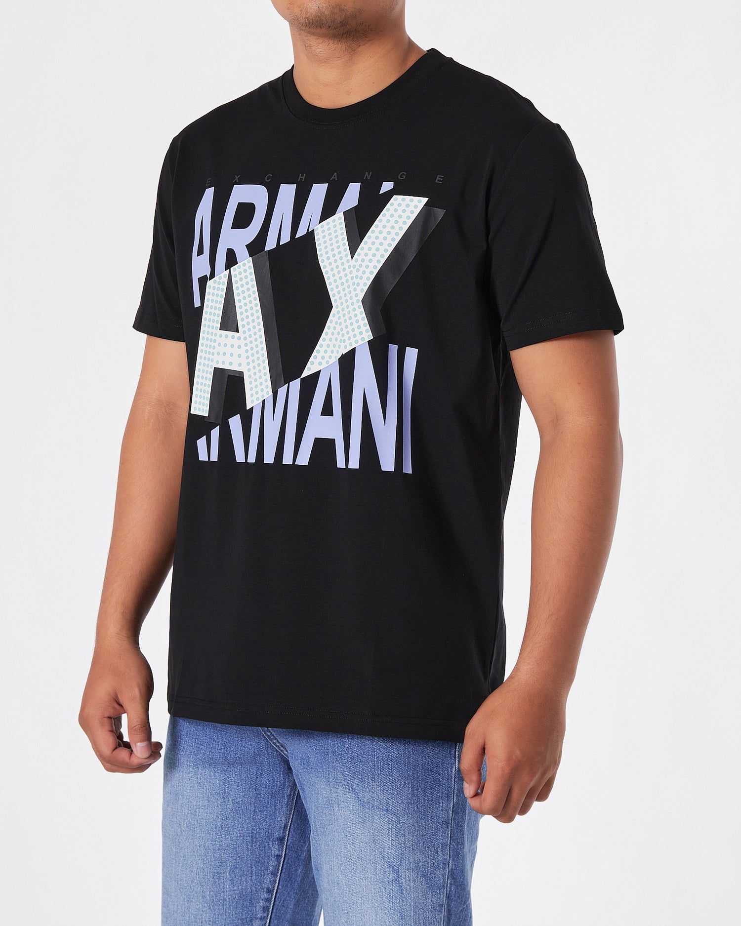 ARM Logo Printed Men Black T-Shirt 17.90