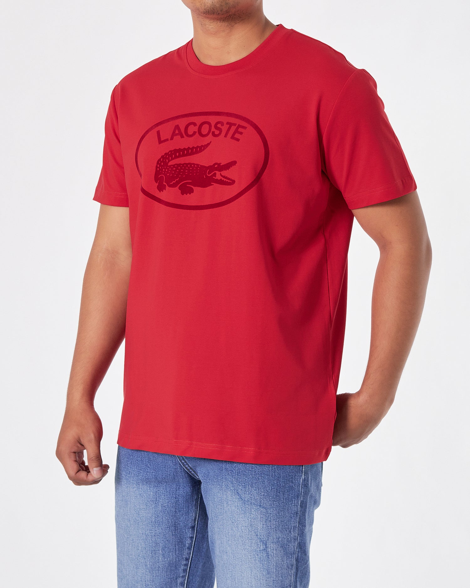 LAC Velvet Logo Men Red T-Shirt 16.90
