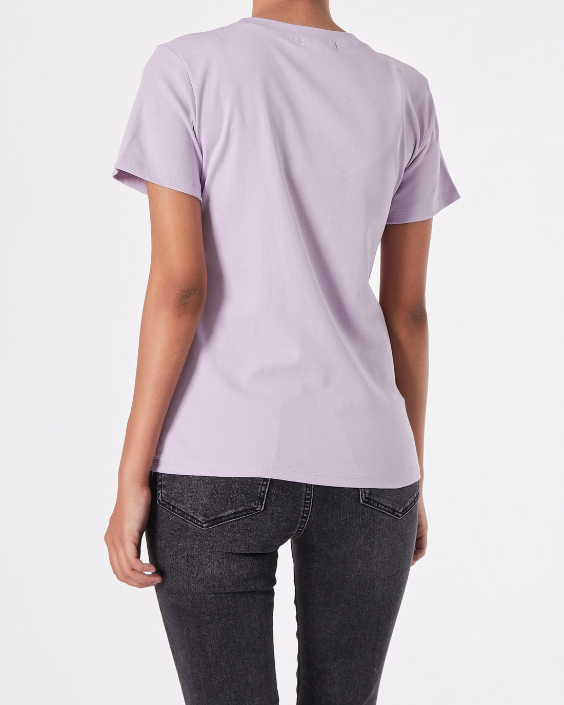Strong Rhinestone Lady Purple T-Shirt 11.90
