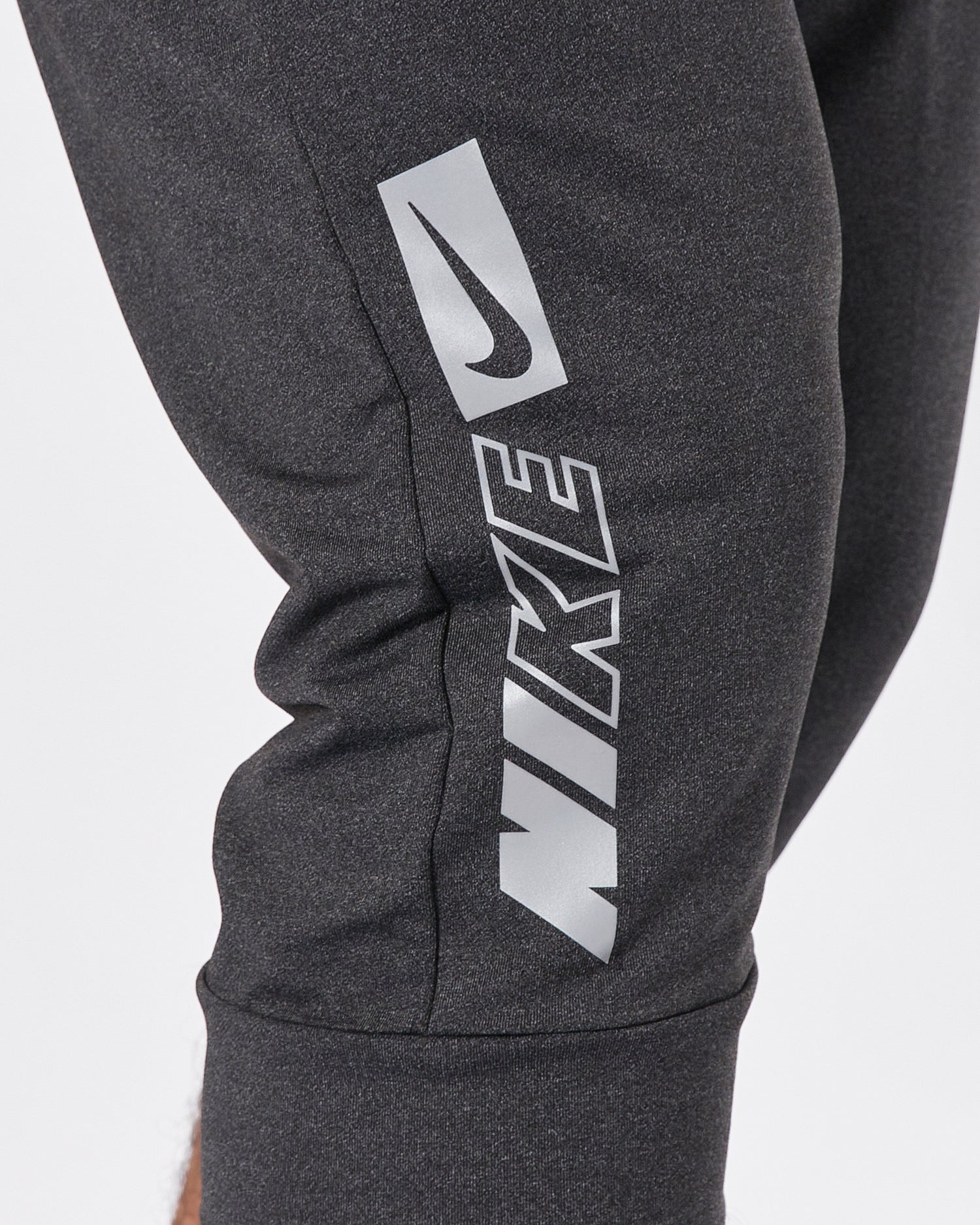 NIK Logo Printed Mid Length Men Grey Track Pants 15.90