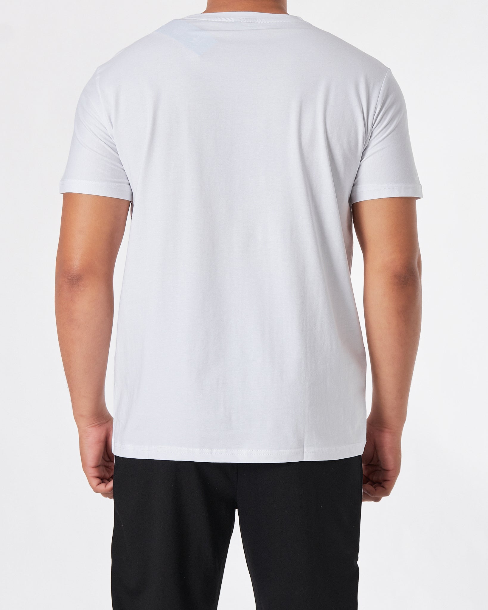ADI Inter Logo Printed Men White T-Shirt 15.90
