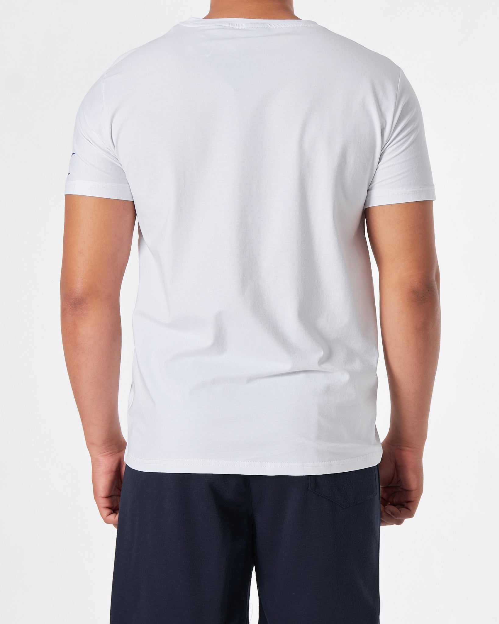 NIK Logo Printed Men White T-Shirt 15.90