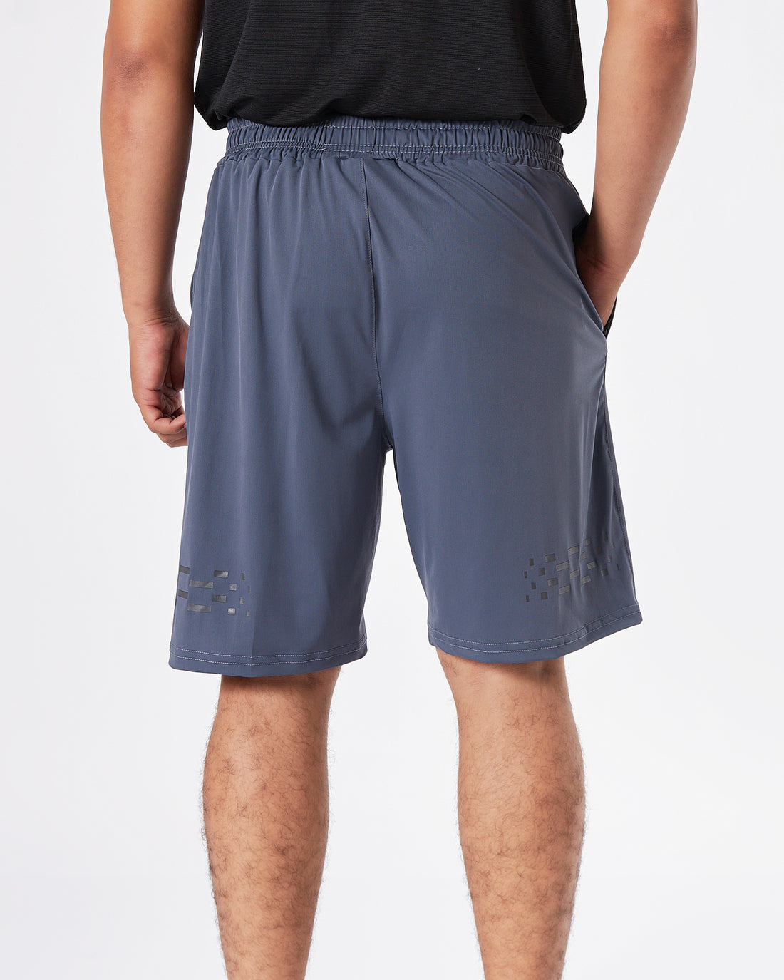 UA Lightweight Logo Printed Men Blue Track Shorts 14.50