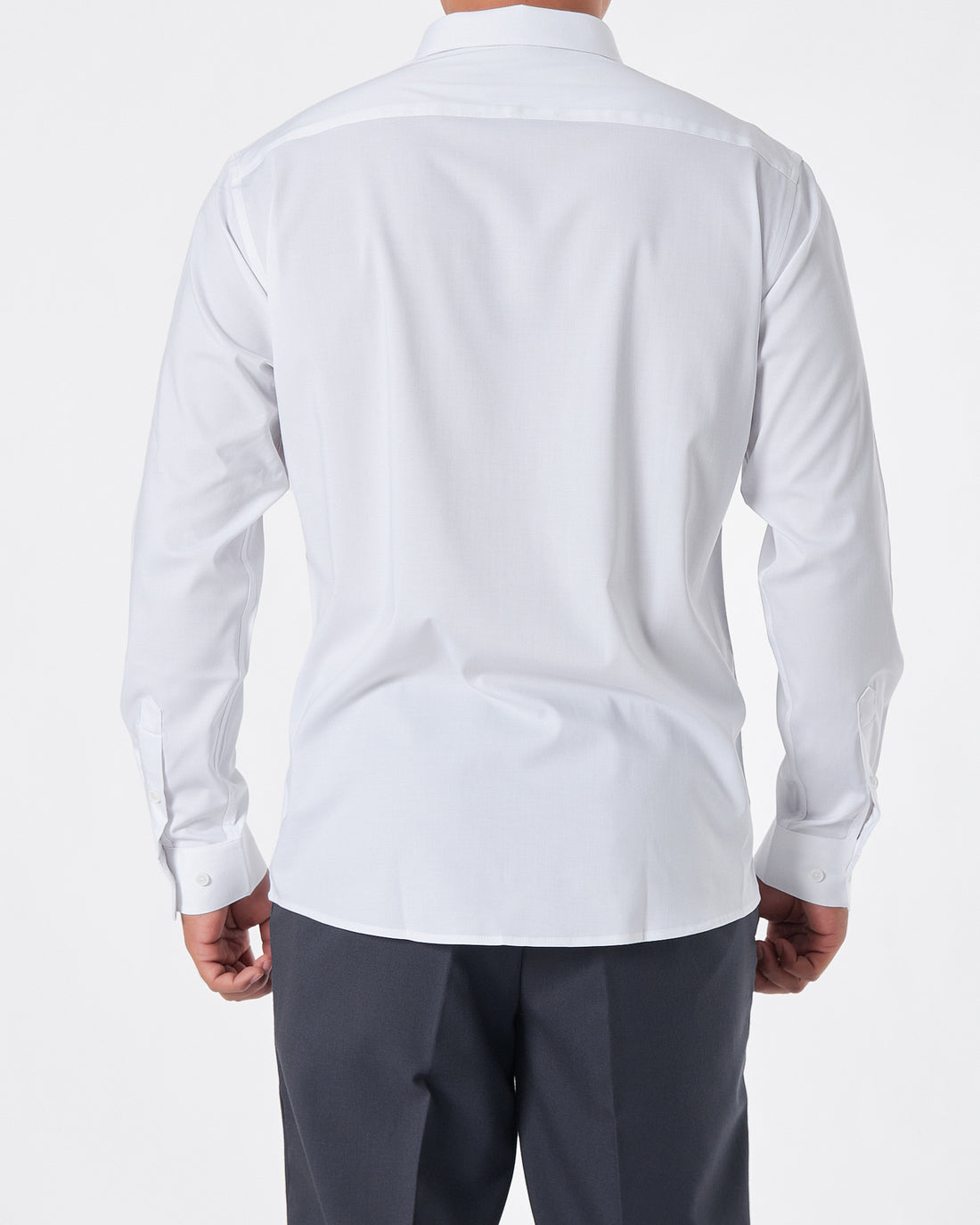 NK Slim Fit Men White Shirts Long Sleeve 25.90
