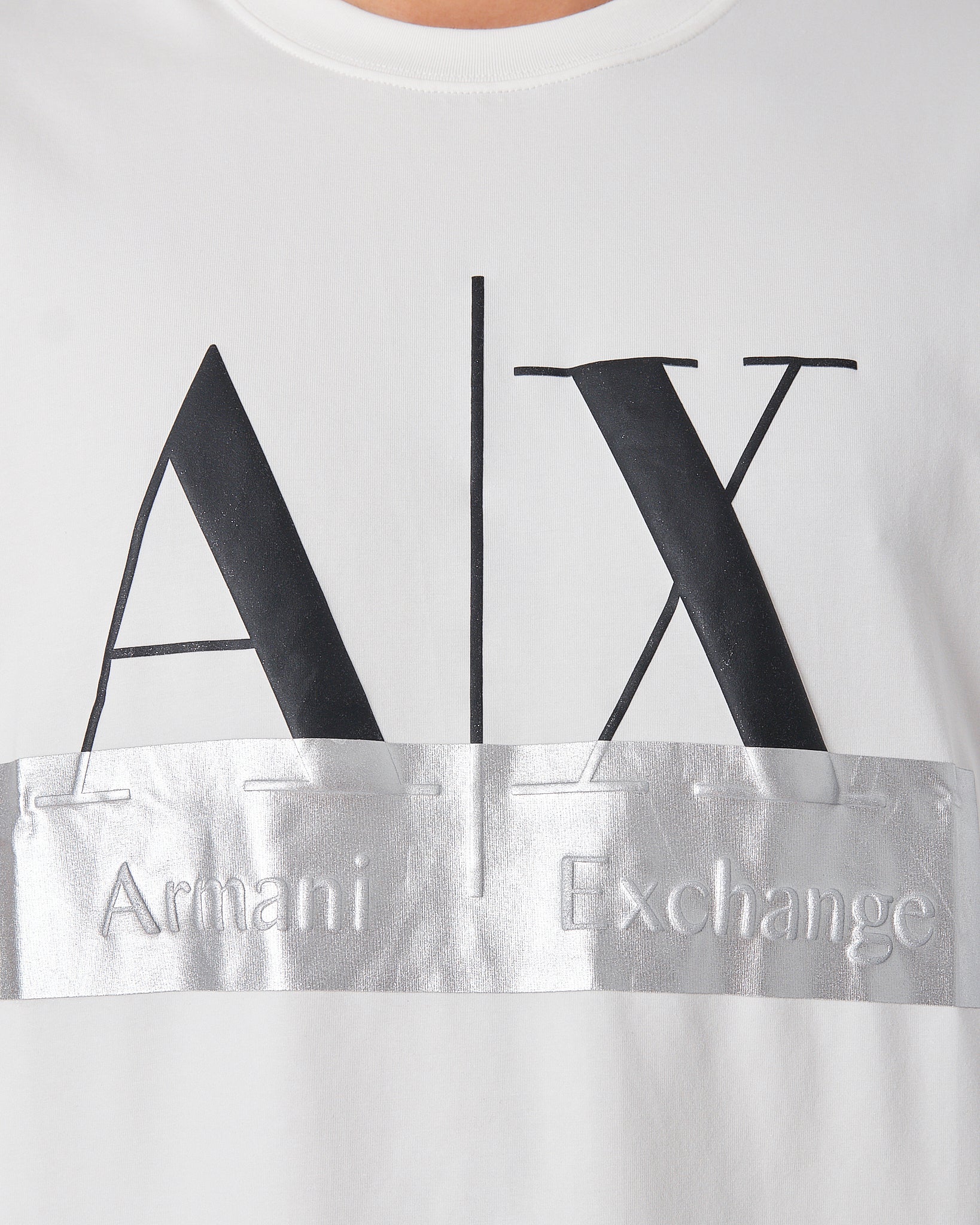 ARM AX Logo Printed Men White T-Shirt 16.90