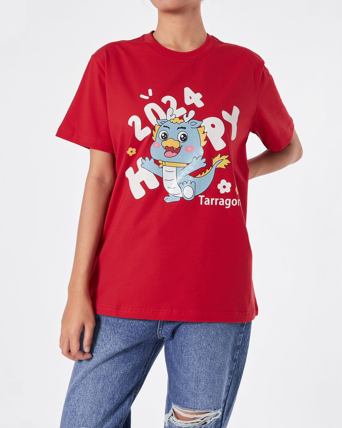 MOI Year Of The Dragon Unisex Red T-Shirt 13.90