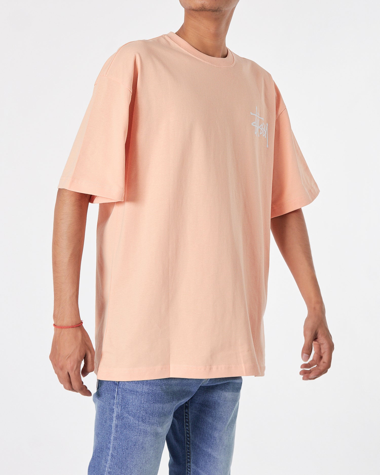 STU Back Logo Printed Men Orange T-Shirt 20.90