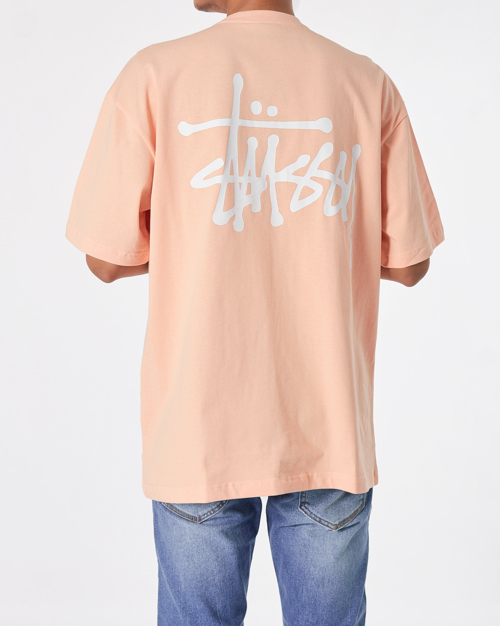 STU Back Logo Printed Men Orange T-Shirt 20.90