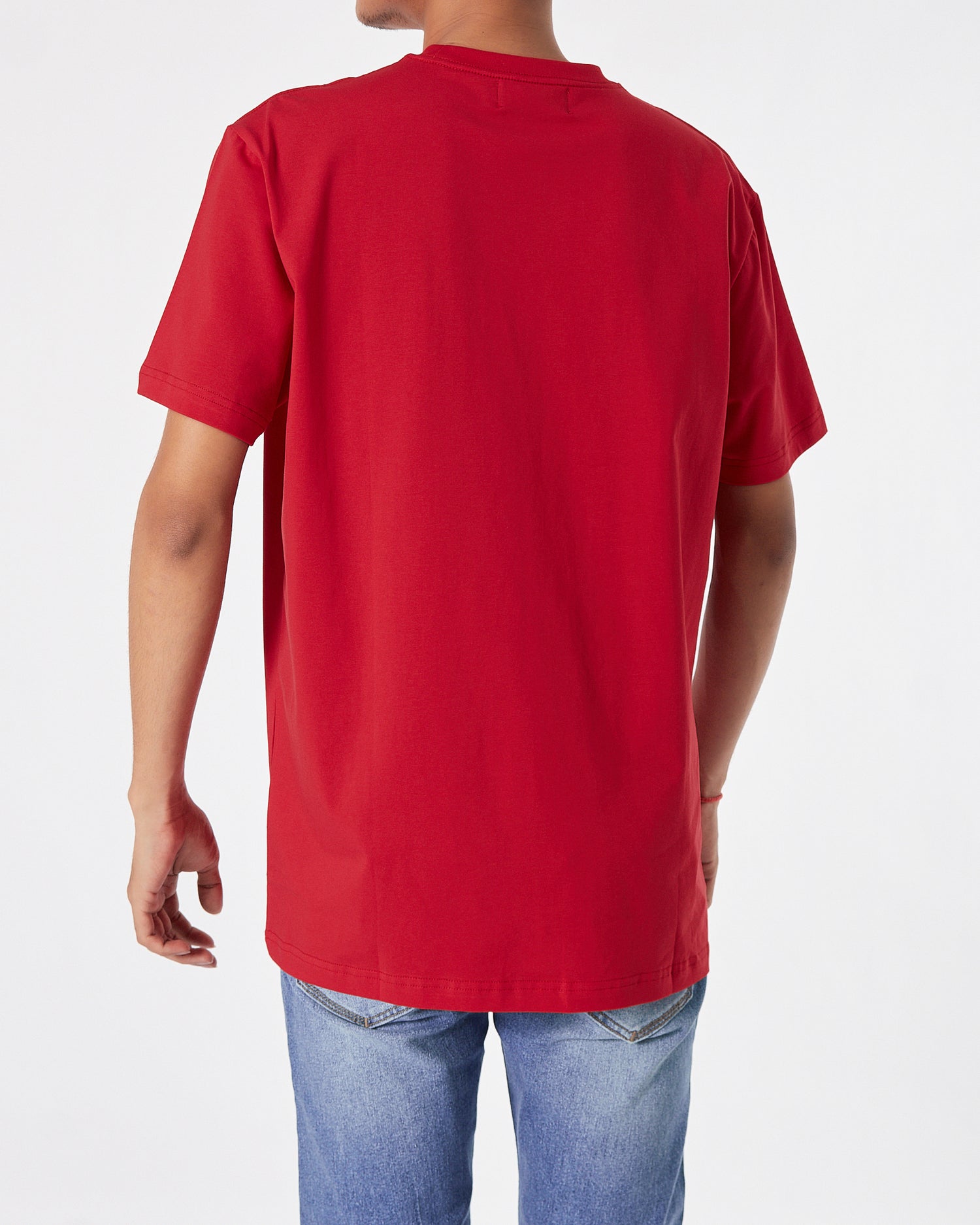 VER Signature Logo Printed Men Red T-Shirt 16.90
