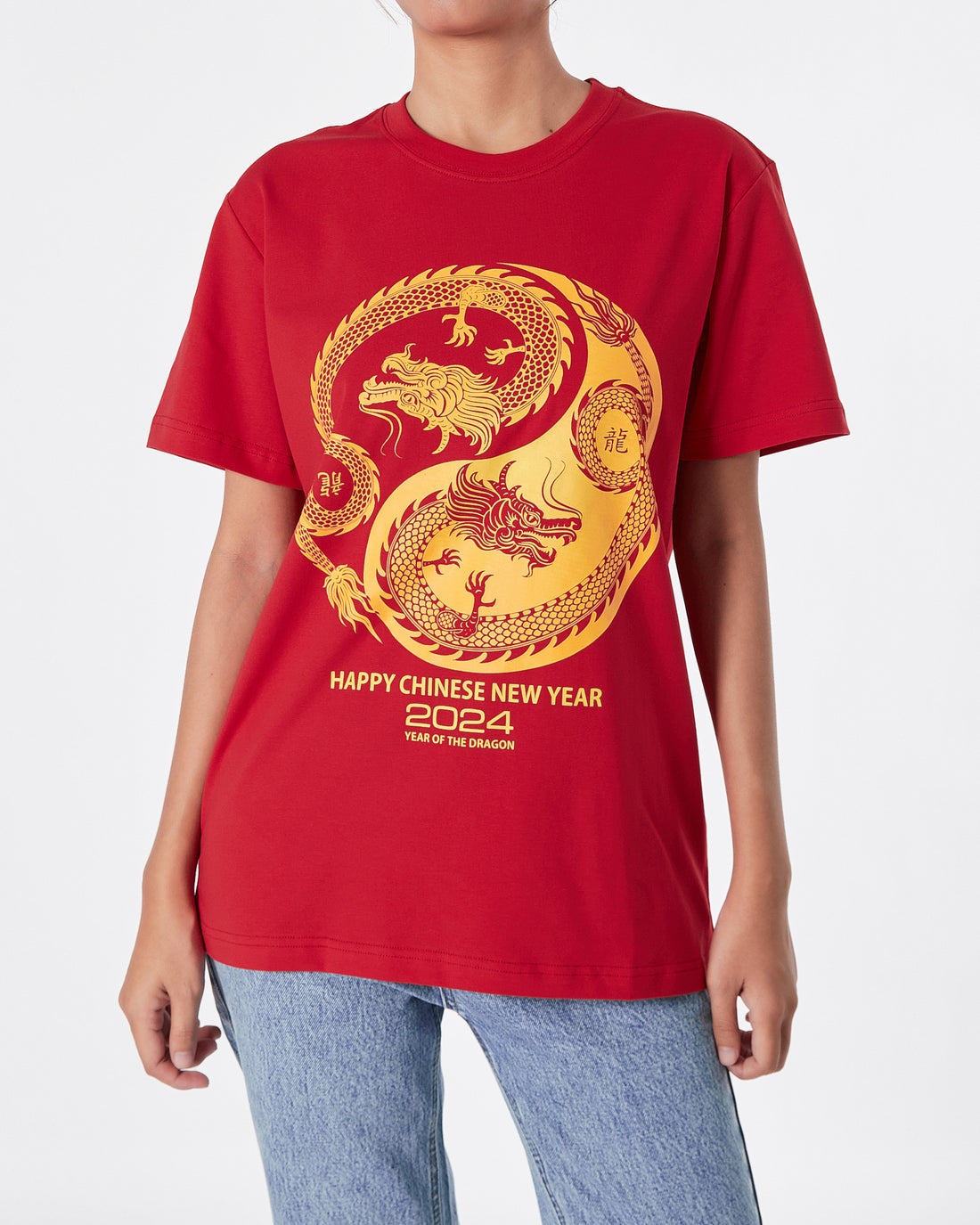 MOI Year Of The Dragon Unisex Red T-Shirt 14.90