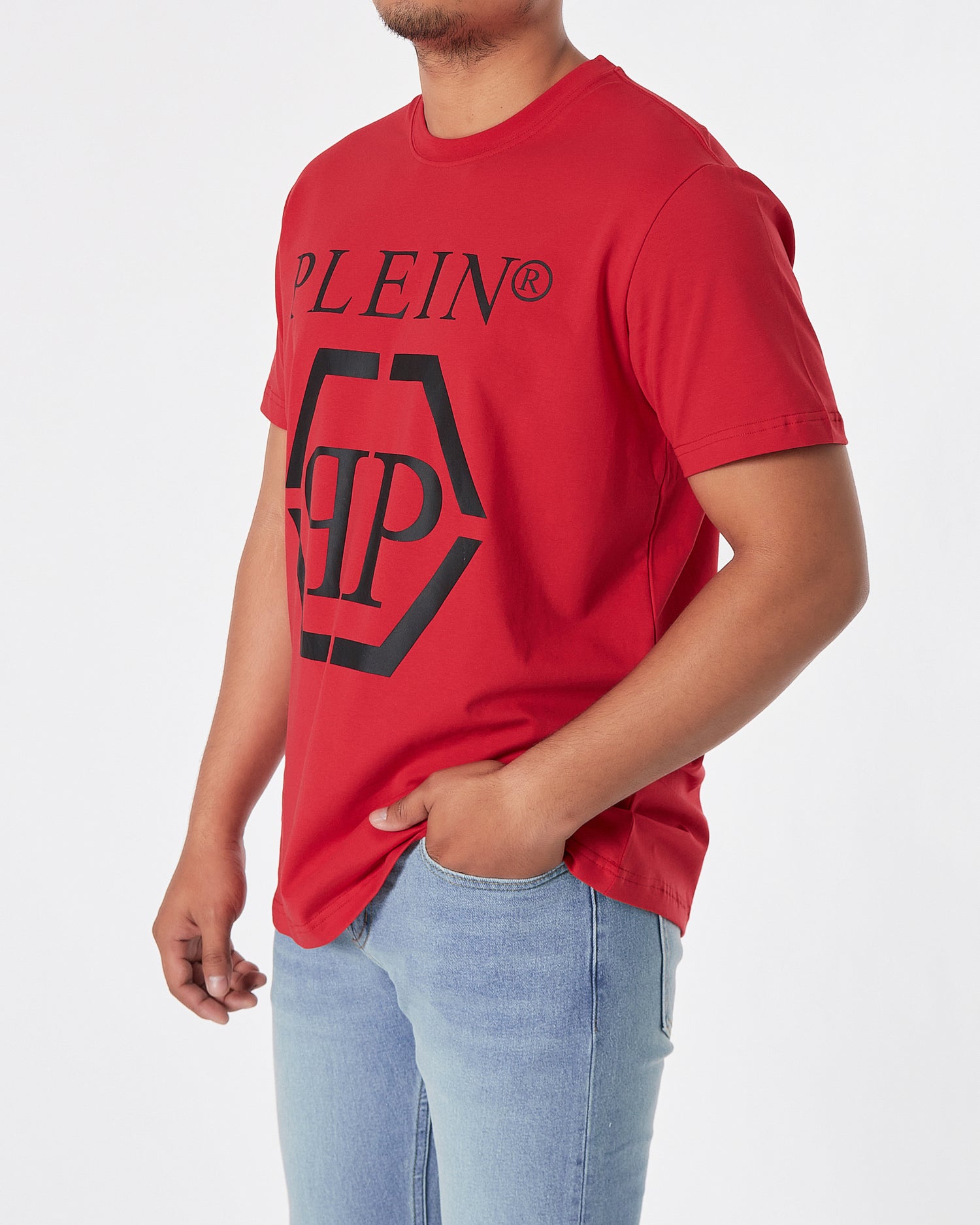 PP Logo Printed Men Red T-Shirt 14.90