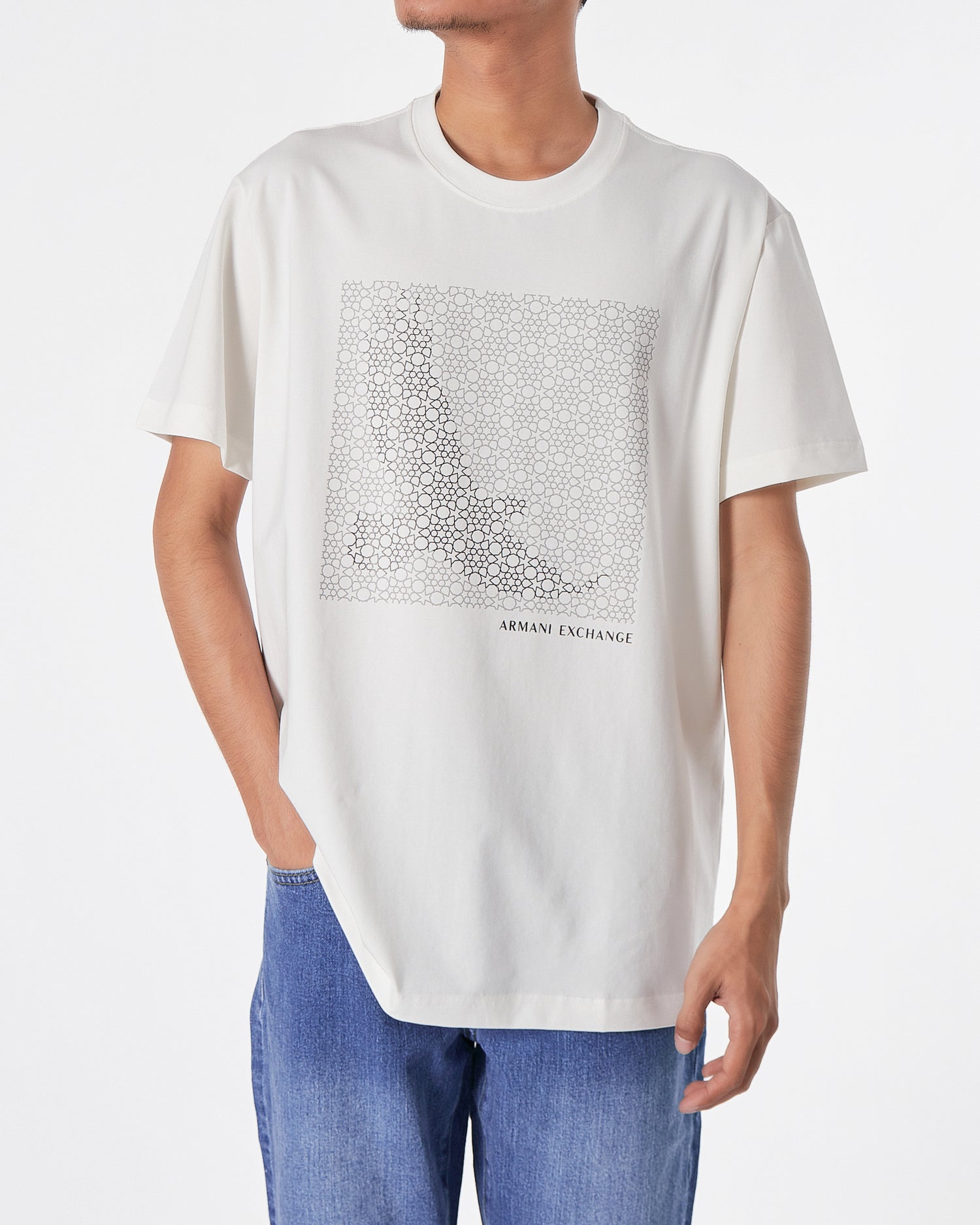 ARM Bird Printed Men White T-Shirt 17.90