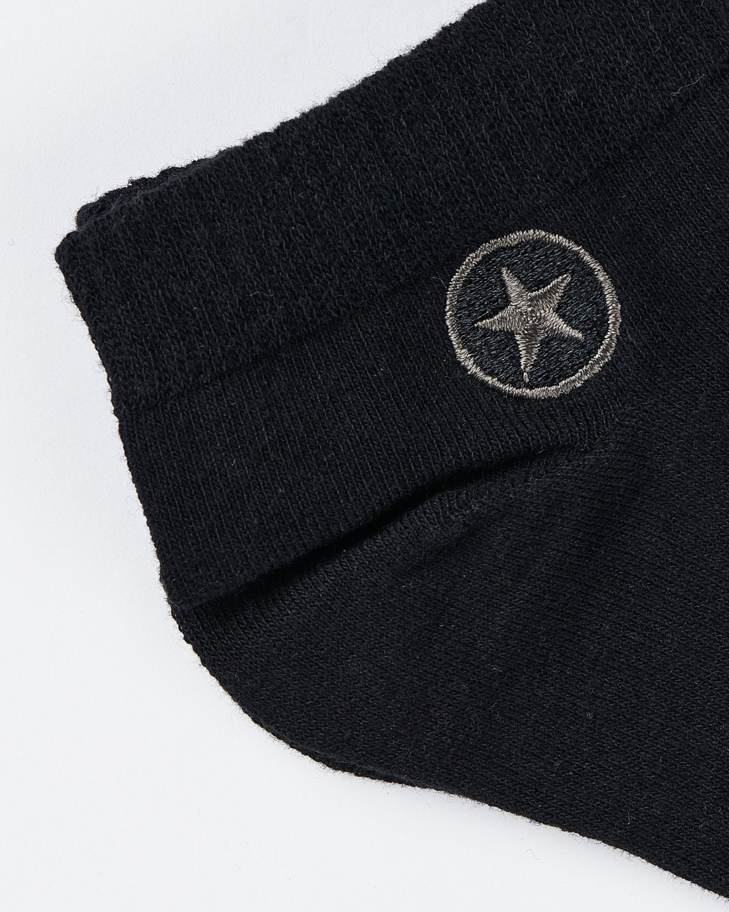 CVS Star Embroidered Black Low Cut 1 Pairs Socks 2.10