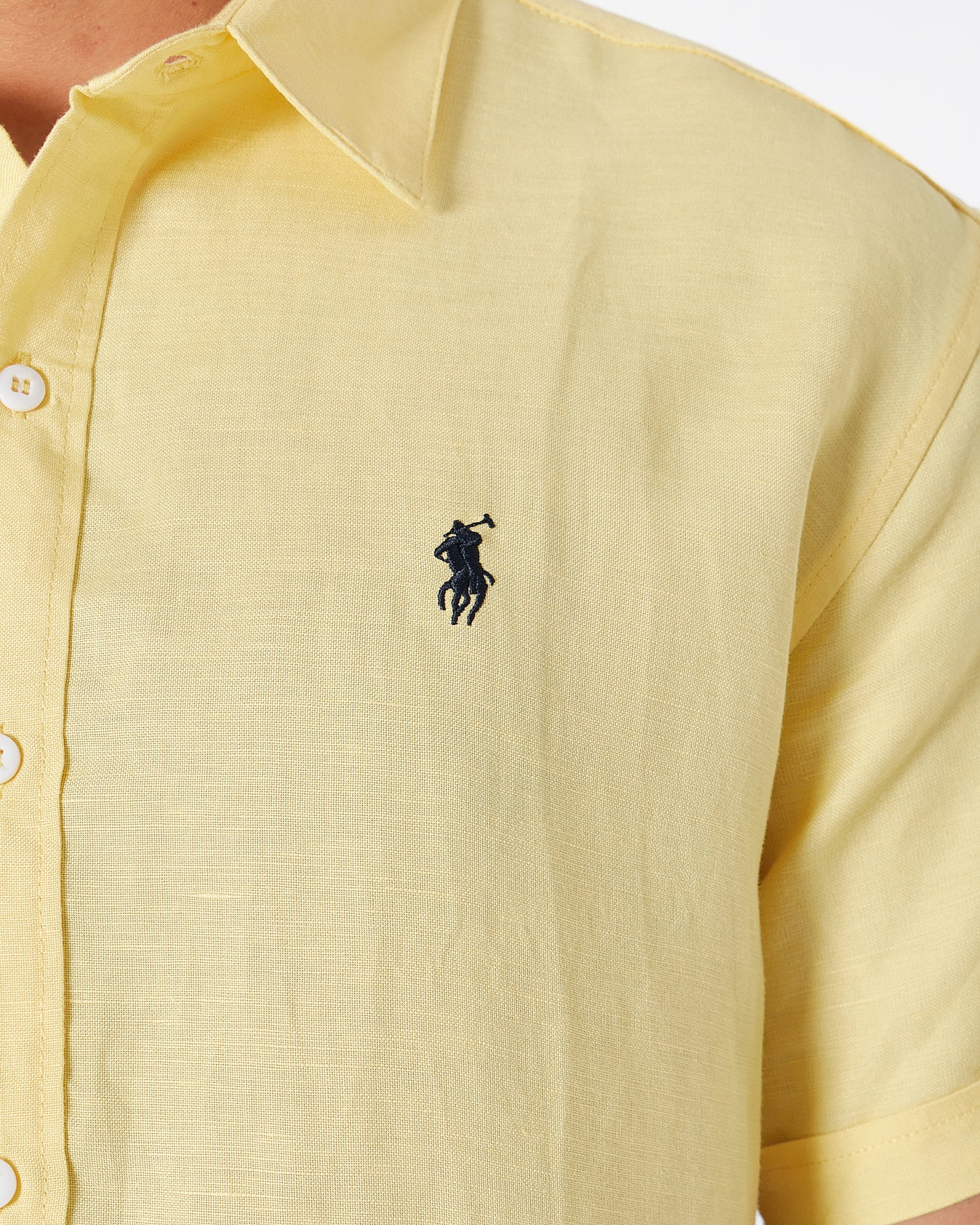 RL纯棉男式黄衬衫短袖28.90