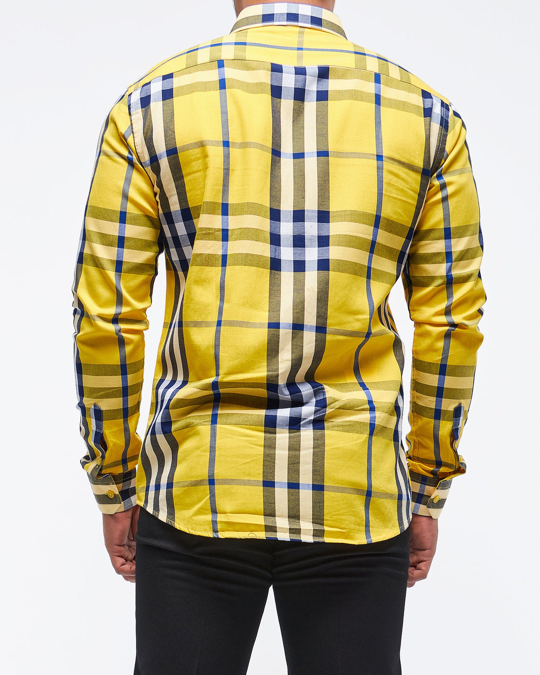 Check Stretch Men Shirt Long Sleeve 25.90