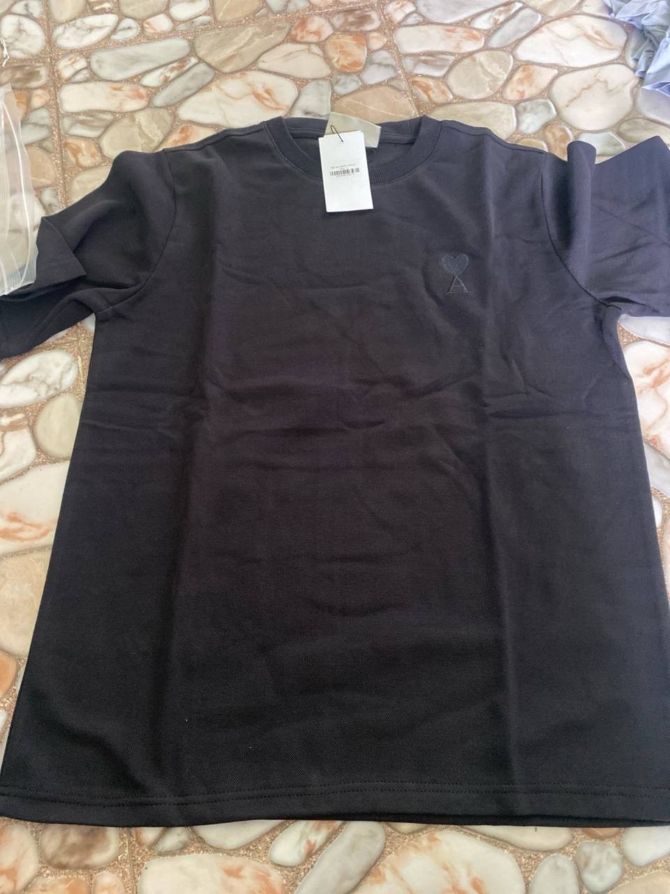 AMI Men T-Shirt Embroidered 16.90
