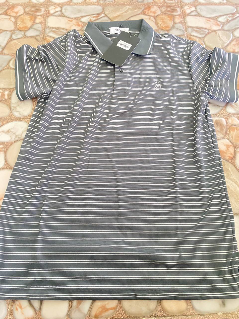 VAR Striped Men Polo Shirt