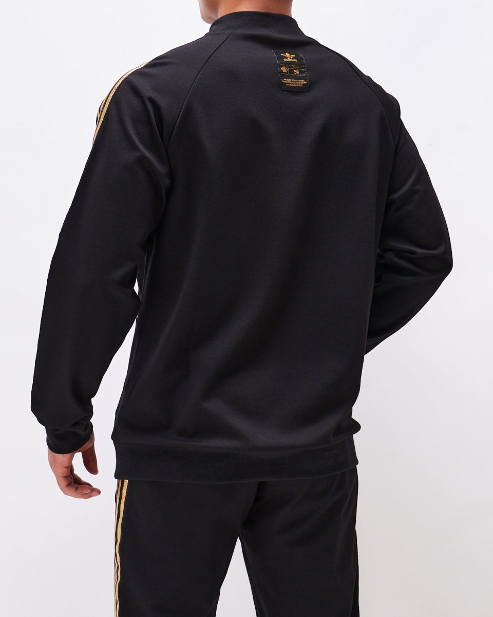MOI OUTFIT-3 Stripes Gold Logo Embroidered Men Jacket 22.90