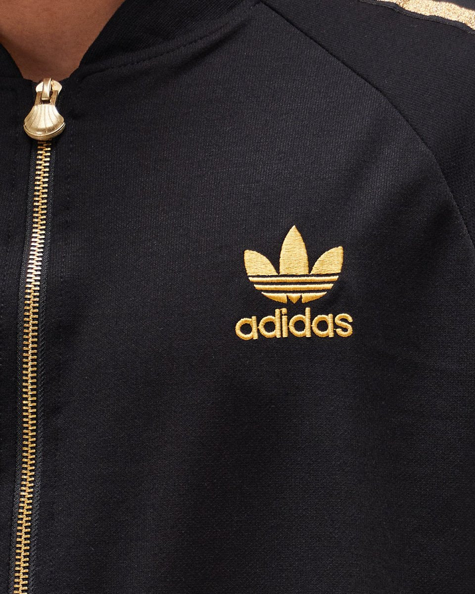 MOI OUTFIT-3 Stripes Gold Logo Embroidered Men Jacket 22.90