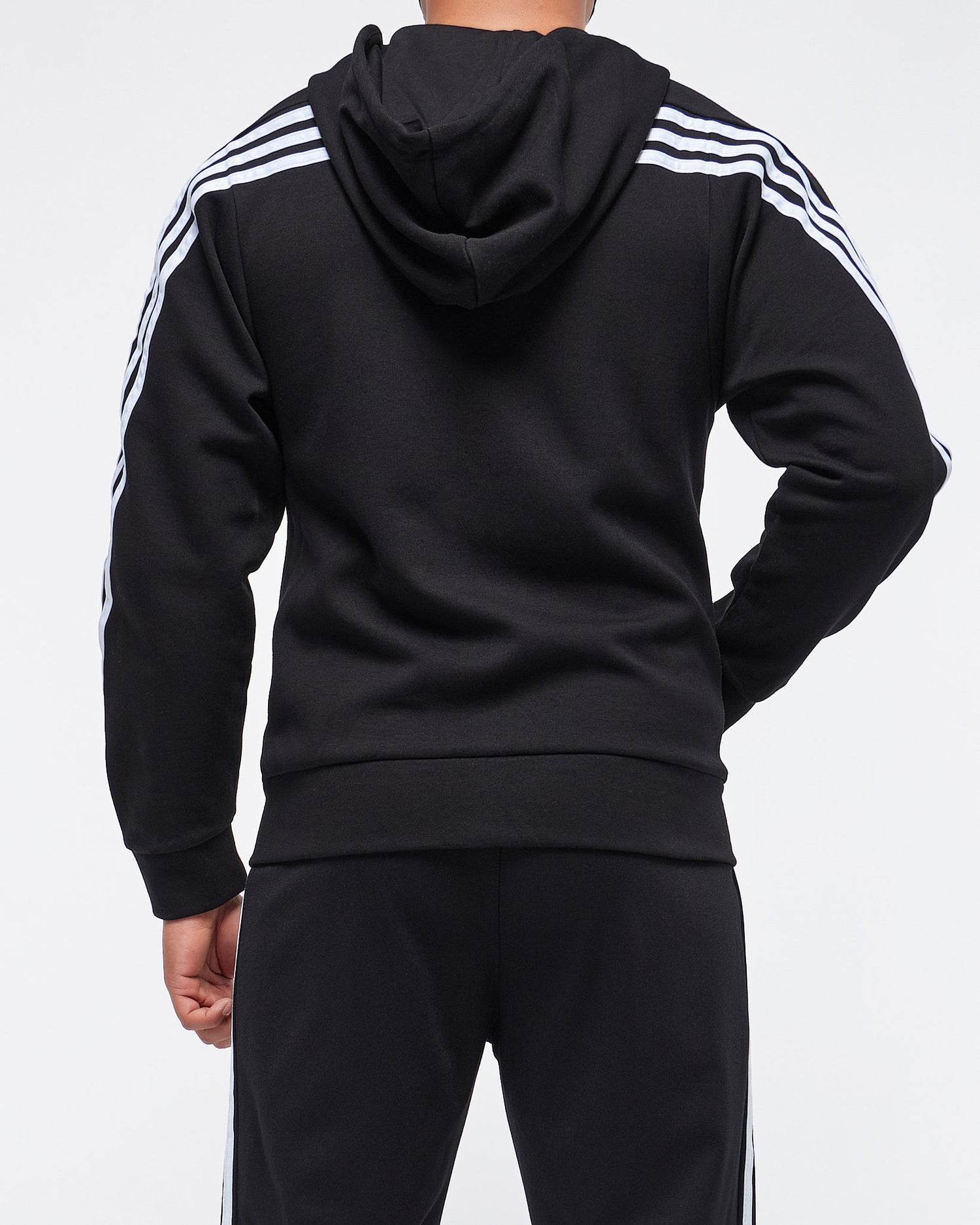 MOI OUTFIT-AD 3 Striped Unisex Hoodie Zipped 30.90