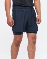 MOI OUTFIT-AD Sdie Striped 2 in 1 Men Sport Shorts 14.50
