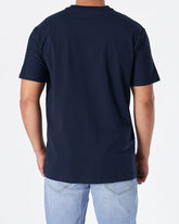 MOI OUTFIT-ADI Graphic Printed Men Blue T-Shirt 15.90