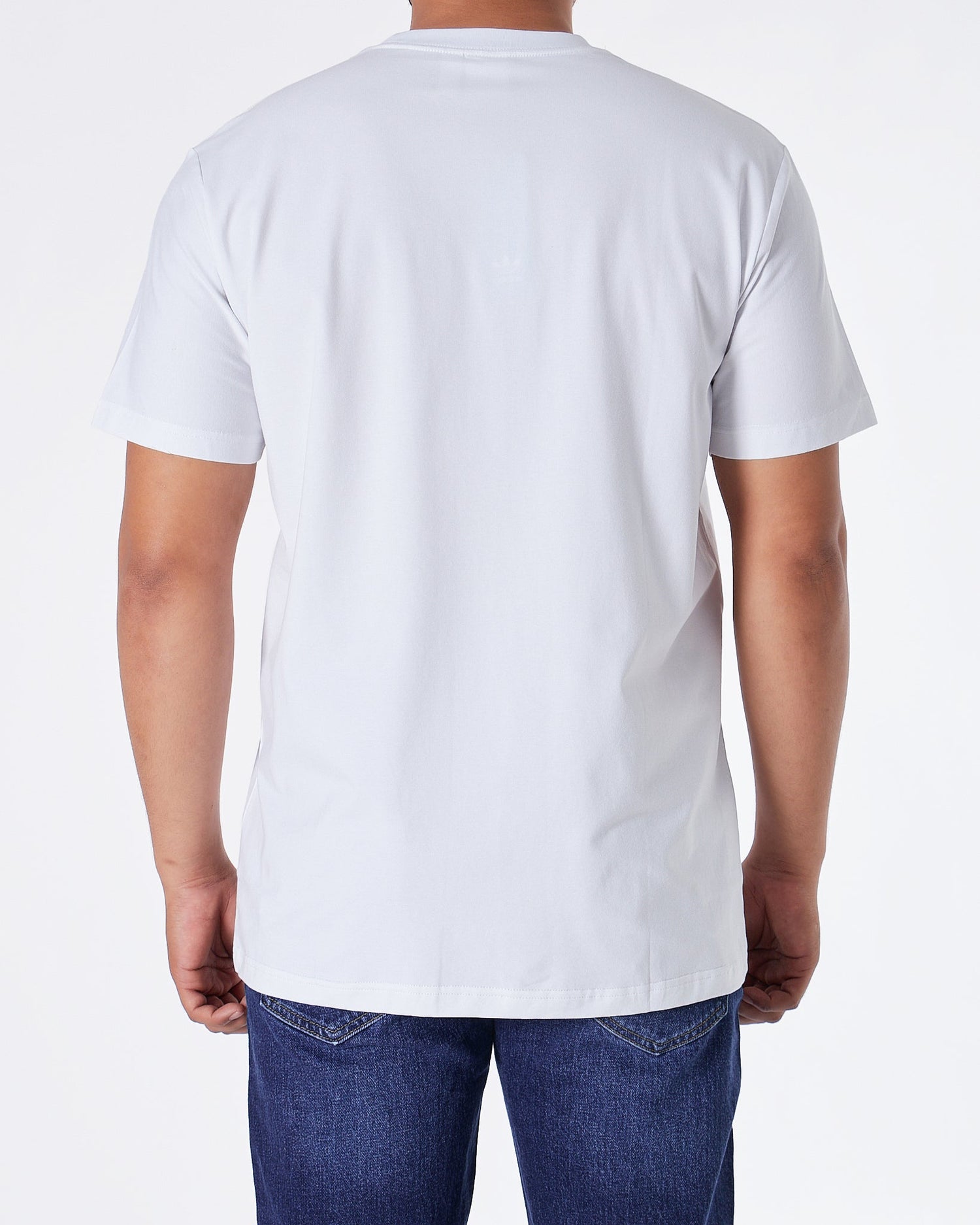 MOI OUTFIT-ADI Graphic Printed Men White T-Shirt 15.90