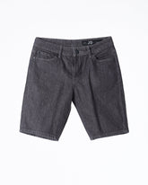 MOI OUTFIT-ARM Men Dark Grey Short Jeans 18.90