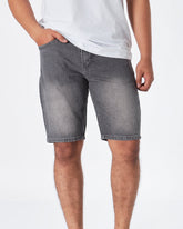 MOI OUTFIT-ARM Men Grey Short Jeans 18.90