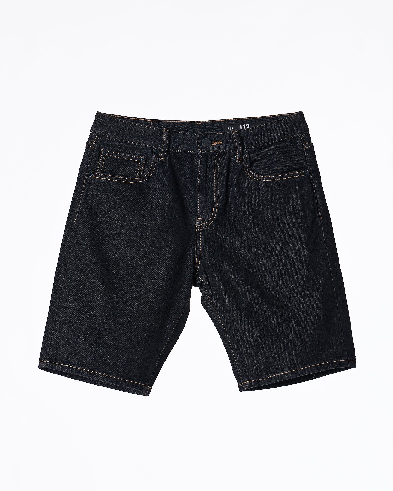 MOI OUTFIT-AX Men Black Short Jeans 17.90